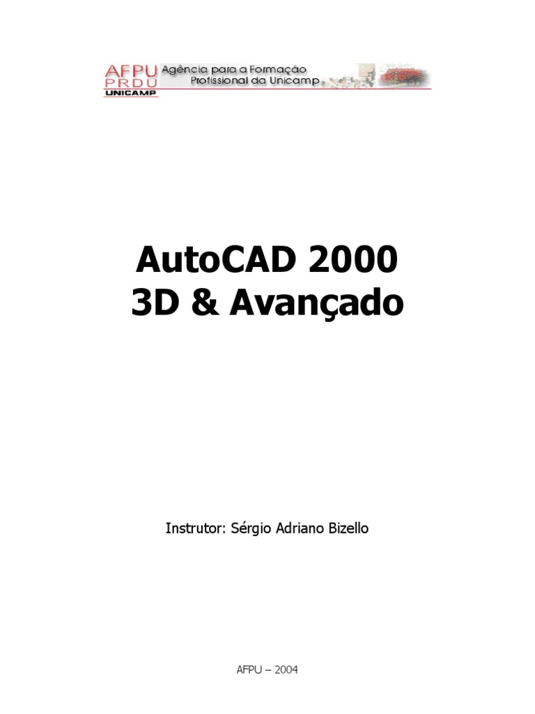 Autocad 2000 - 3d | PDF