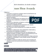 Concurso The Green Shoe Awards