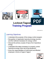 Lockout - Tagout - Training Module 30JAN2018