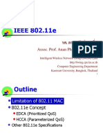 802.11e Wireless LAN QoS Standard