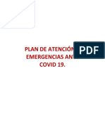 Plan de Atencion A Emergencia COVID 19.