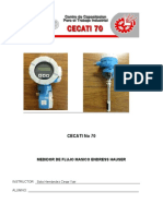 Curso Medidor de Flujo Endress Hauser Masico PDF