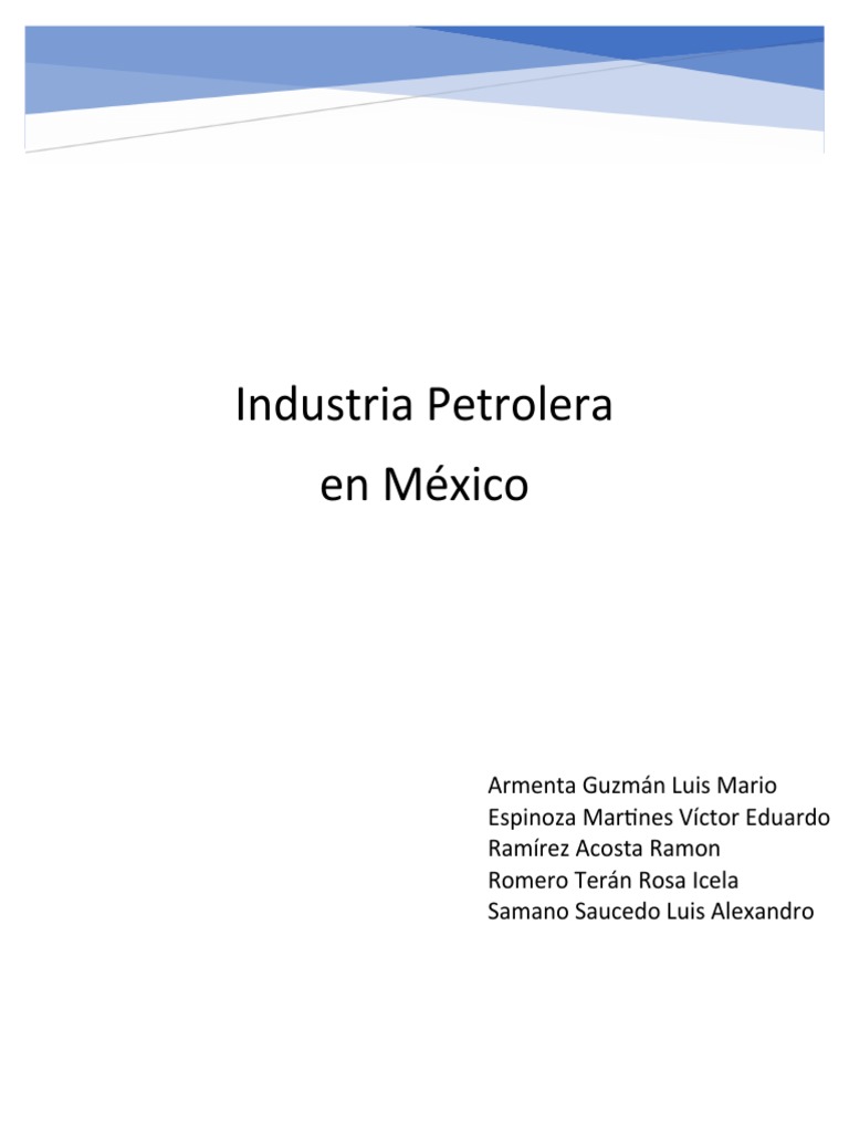 Caída de la producción petrolera en México | PDF | Petróleo | México