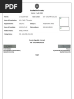 Gauhati University: Admit Card-2020