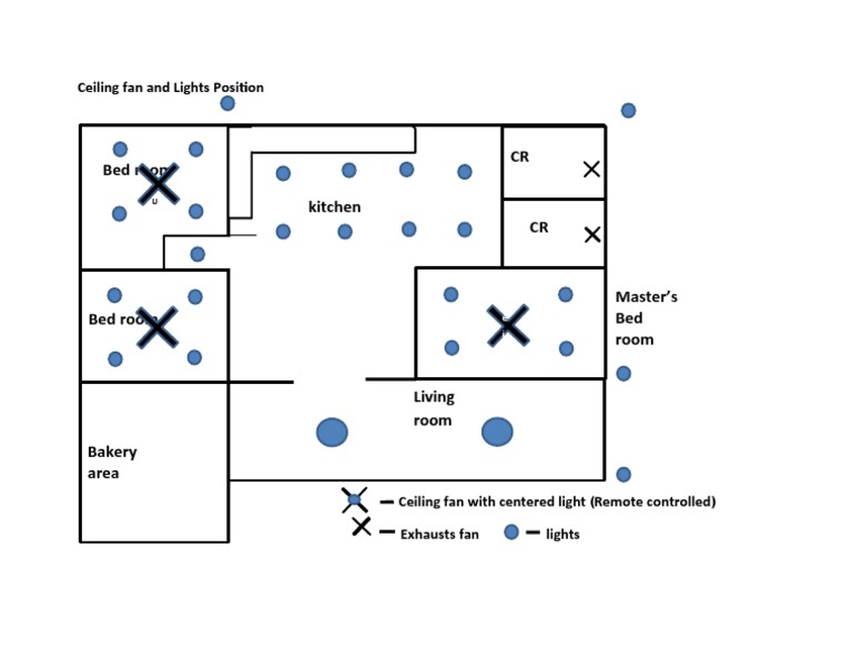 Ceiling Fan and Light Placement Guide | PDF