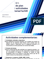 ACTIVIDAD 3.1. Elaboración de Plan para Realizar Actividades Complementarias - Marlon Aldahir Beltran Rosales