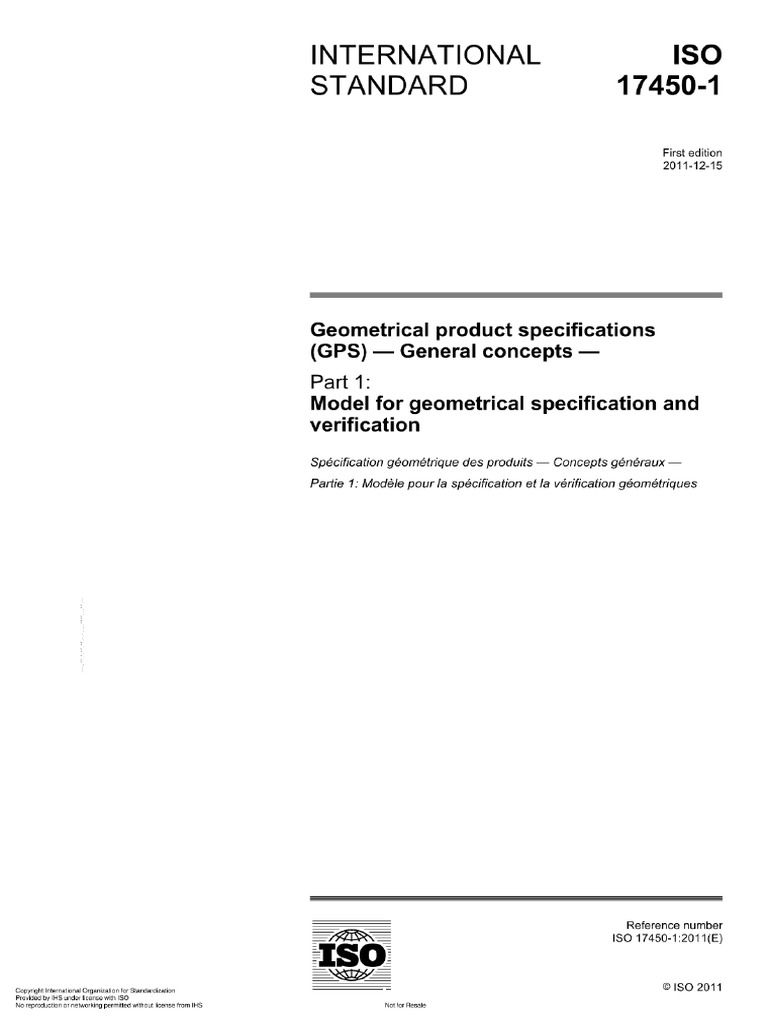 Iso 17450-1 - en - 2011 | PDF