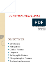 Fibrous Dysplasia: DR Bareerah Idrees Resident OMFS 08 May 2021