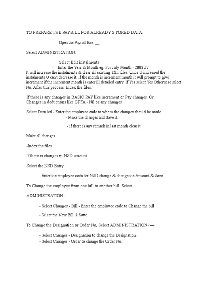 Instruction 5 | PDF | Finance & Money Management