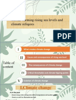 Global Warming Rising Sea Levels and Climate Refugees