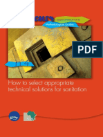 How To Select Appropriate Technical Solutions For Sanitation