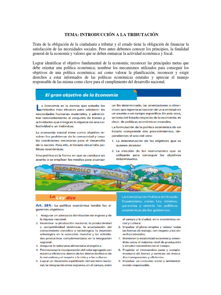 Introduccion A La Tributacion Pdf