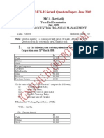 IGNOU MCA MCS-35 Solved Question Papers June 2009
