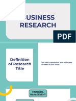 Lesson 2 - Business Research - FM