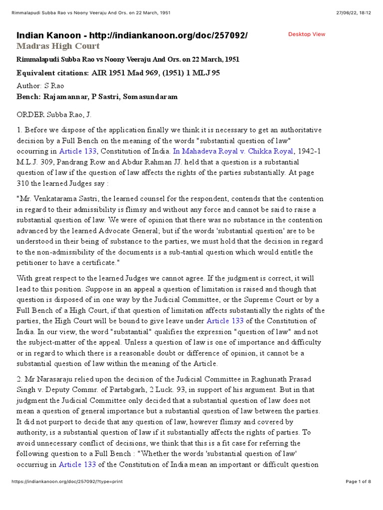 SUBSTANTIAL DEFINITION LAW intelligence overview