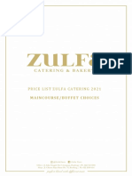 Zulfa - Buffet Pricelist 2021 PDF