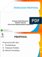 Panduan Penulisan Proposal