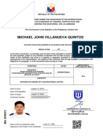 Michael John Villanueva Quintos