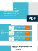 IMPLEMENTASI NILAI KEBUDILUHURAN DALAM PERGAULAN KAMUS DAN MASYARAKAT NEW Bu Emy