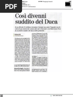 Così Divenni Suddito Del Duca Materasso - Il Nuovo Amico Del 26 Marzo 2023