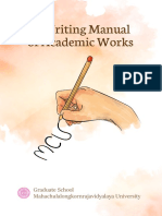 A Writing Manual of Academic Works PDF