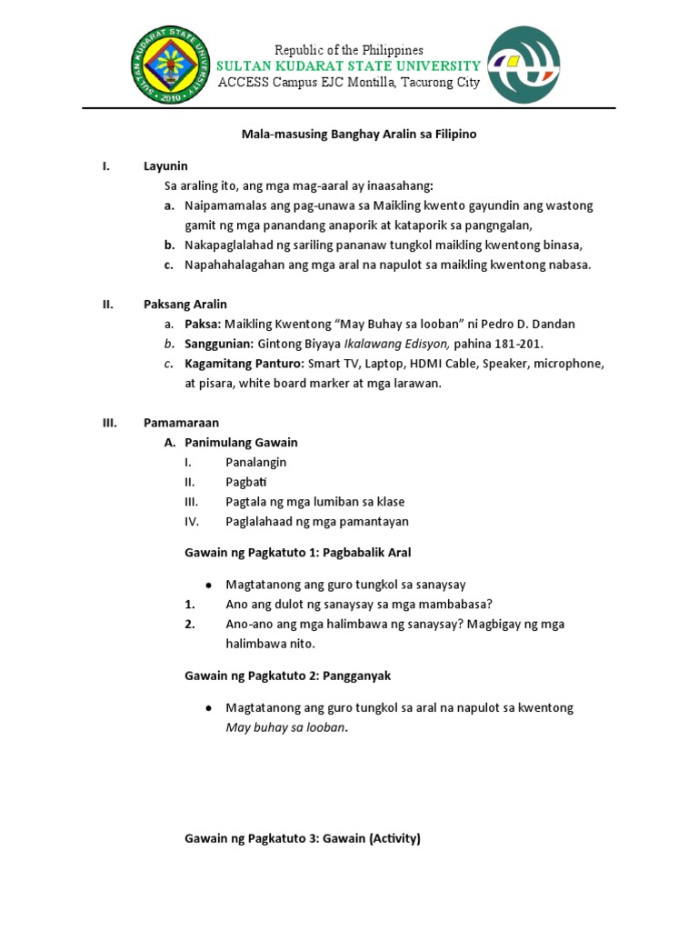 Layunin | PDF