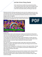 Persyaratan Blog Judi Slot Online Paling Otentikupfeb PDF