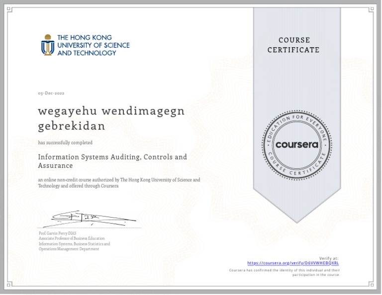 Information Systems Auditing, Controls and | PDF