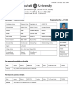 3RD SRKGauhati University Exam Form Download - 102405