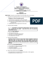 Department of Education: Region Iv-A Schools Division Office of Cavite Province Municipality of Indang