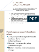 Fungsi Kantor Cabang Perusahaan Pelayaran