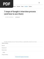 7 Steps of Google's Interview Process (And How To Ace Them) - IGotAnOffer PDF