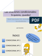 Las Oraciones Condicionales:: Si Quieres, ¡Puedes!