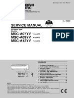 Mitsubishi MSCA12YV Manual