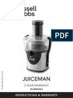 Russell Hobbs Juiceman Manual