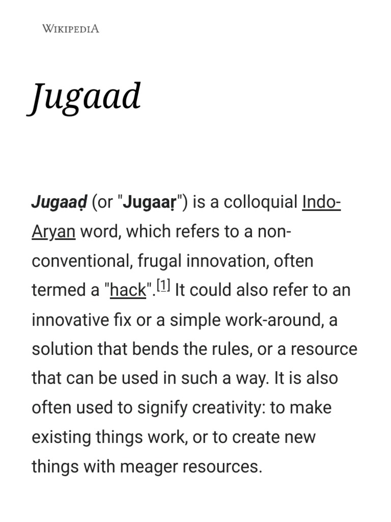 PDF) The innovative Indian: Common man and the politics of jugaad