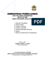 Administrasi Pembelajaran Informatika Kelas VII