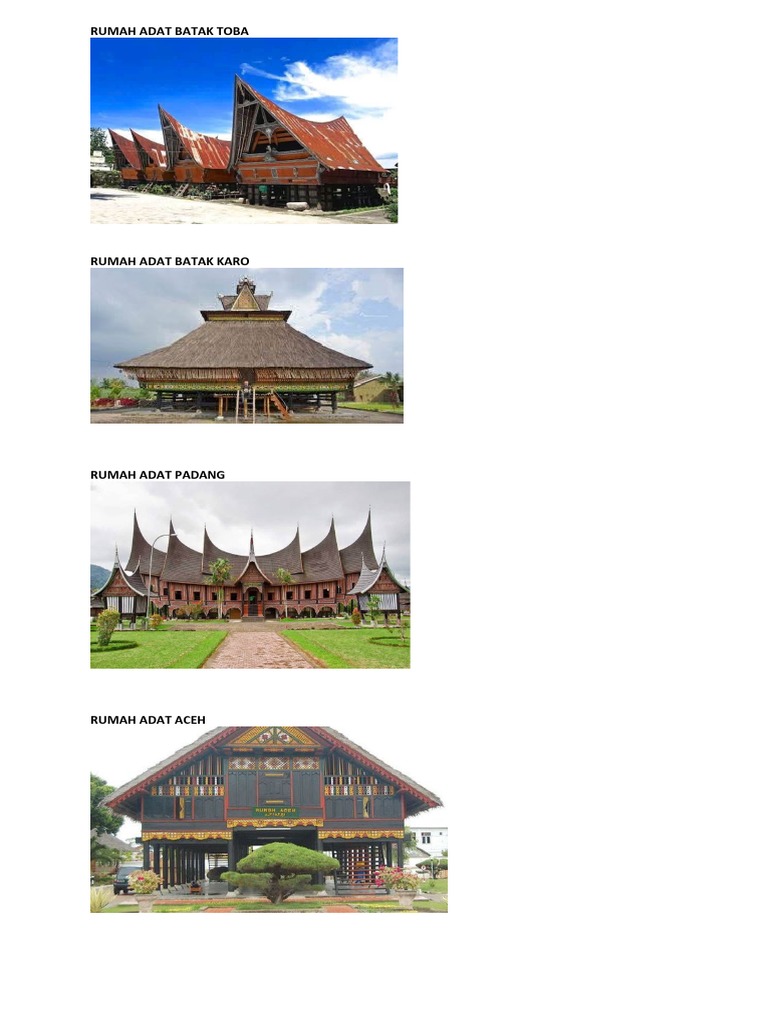 Rumah Adat Batak Toba | PDF
