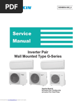 Service Manual: Inverter Pair Wall Mounted Type G-Series