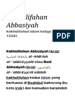 Kekhalifahan Abbasiyah