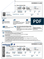 Your Malaysia Airlines Boarding Pass