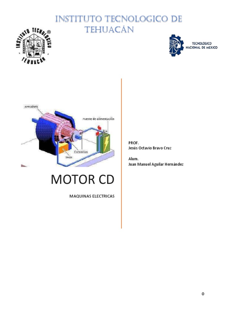 Diagrama Motor CD | PDF | Relé | Motor eléctrico
