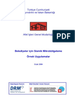 Türkiye Cumhuriyeti Bayındırlık Ve İskan Bakanlığı: Belediyeler Için Sismik Mikrobölgeleme Örnek Uygulamalar