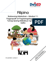 Filipino1 Q2 Mod11 PagpapalitAtPagdaragdagNgMgaTunogUpangMakabuoNgBagongSalita FINAL PDF