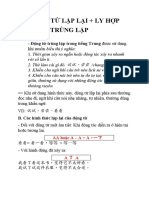 (LÝ THUYẾT) ĐỘNG TỪ LẶP LẠI + LY HỢP