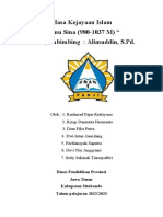 Masa Kejayaan Islam " Ibnu Sina (980-1037 M) " Guru Pembimbing: Alimuddin, S.PD
