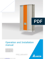 Operation and Installation Manual: Preliminary