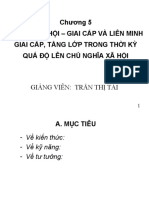 Chương 5 Cơ Cấu Xã Hội - Giai Cấp Và Liên Minh Giai Cấp, Tầng Lớp Trong Thời Kỳ Quá Độ Lên Chủ Nghĩa Xã Hội