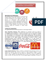 Flashback Notes// Class Xi // Marketing Topic: Targeting and Positioning