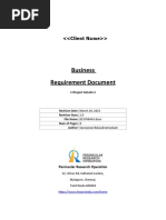 Comprehensive BRD Template | PDF | Business Process | Regulatory Compliance